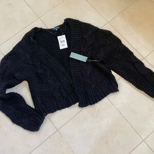 Kirious women open front cardigan sz M nwt